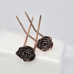 Lila Rose Rose Gold Hair Pins (Set) With Slight Wear.